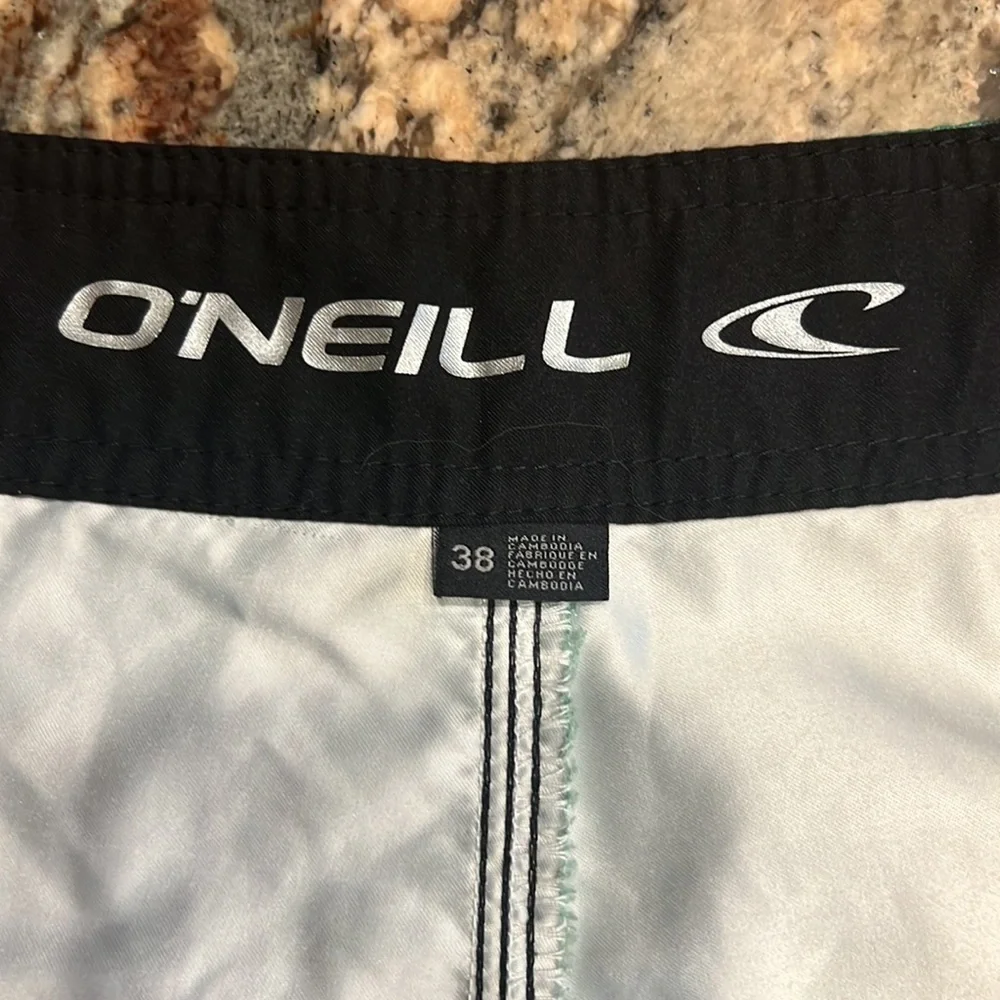 ONeill board shorts/swim Black, Green, Yellow SZ 38